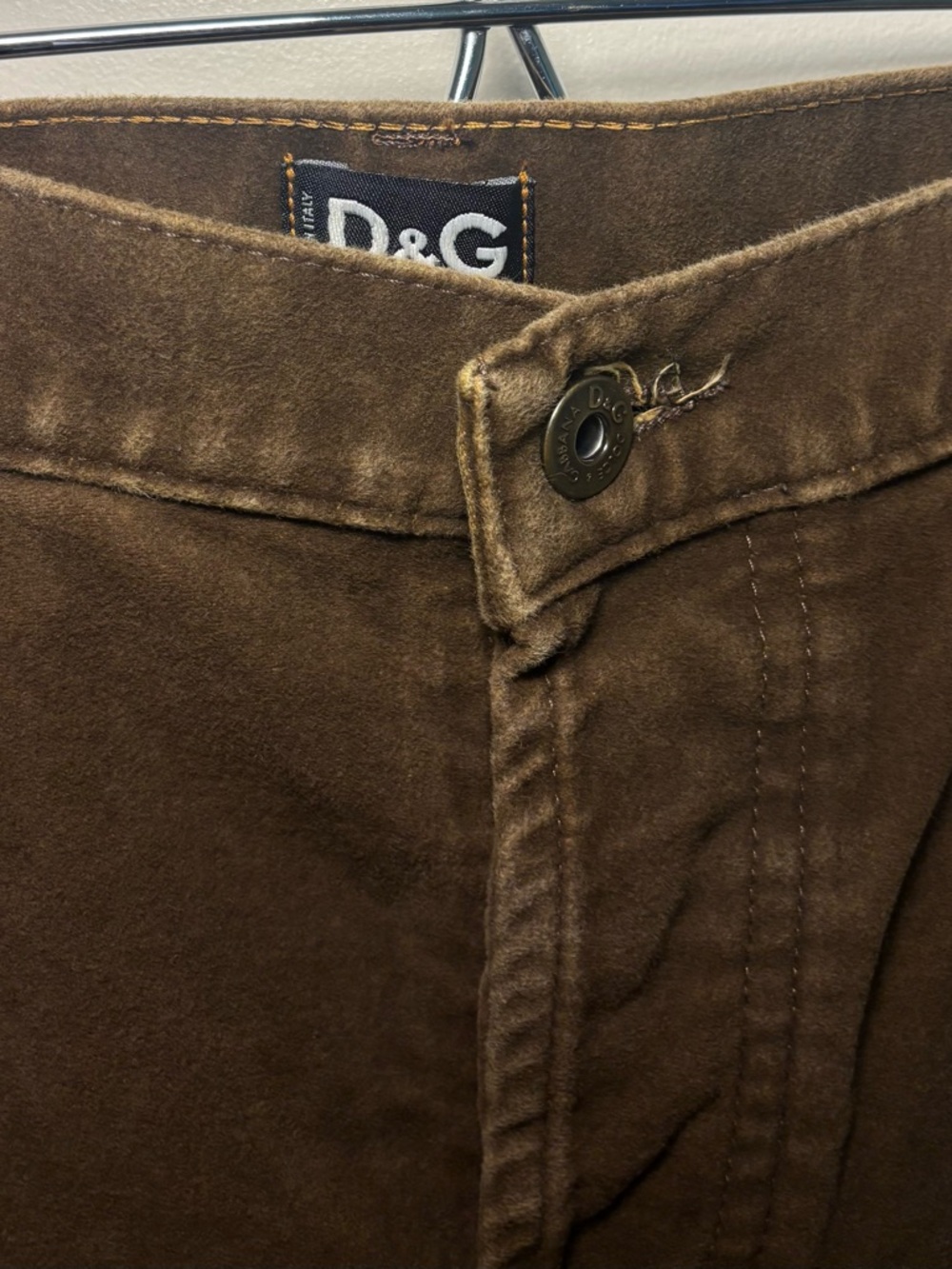 Dolce & Gabbana Men's Brown Corduroy Trousers